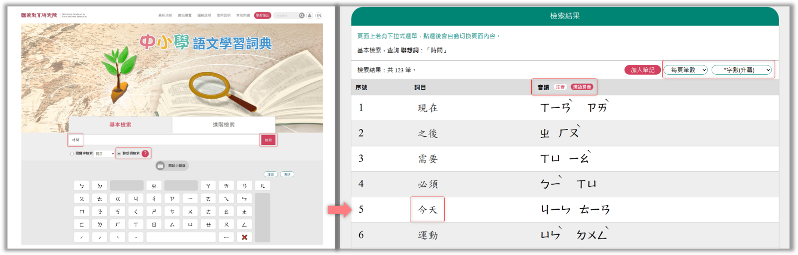 關聯詞檢索